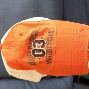 Harley Davidson 03 Motorcycles Velcro Back Adjustable Grungy Ball Cap
